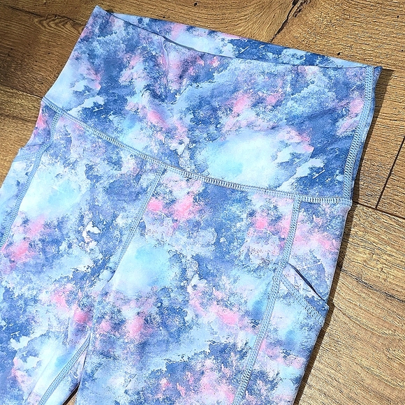 Brisas Womens Activewear 21.5 in. Print Pocket Leggings - Picture 2 of 8